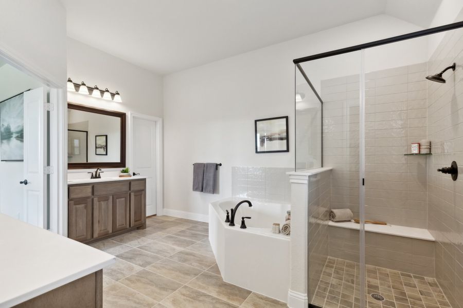 Furnished interior in a model home at Massey Meadows in Midlothian (Image 24).