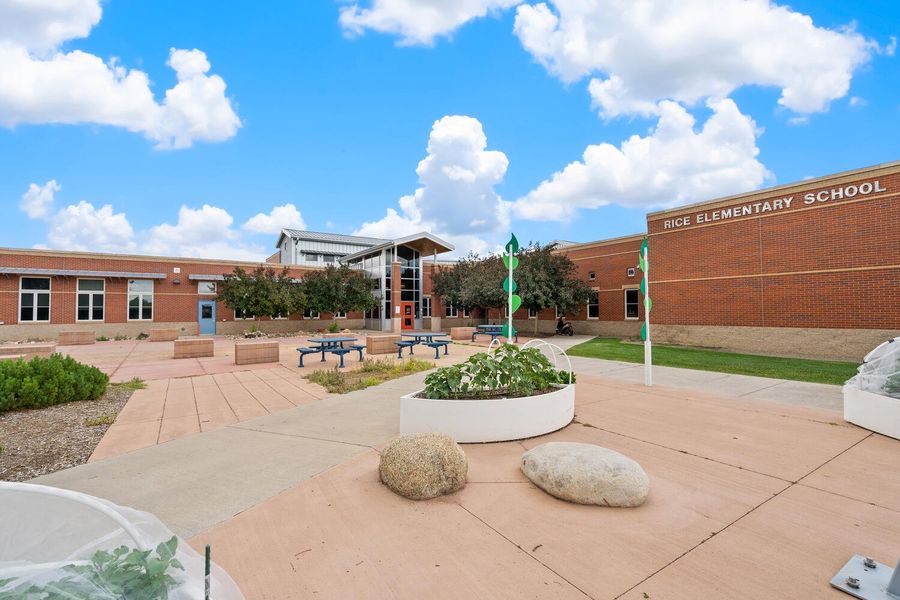 Front exterior of a home in the Mountain View Ranch community, located in Wellington, CO (Image 2).