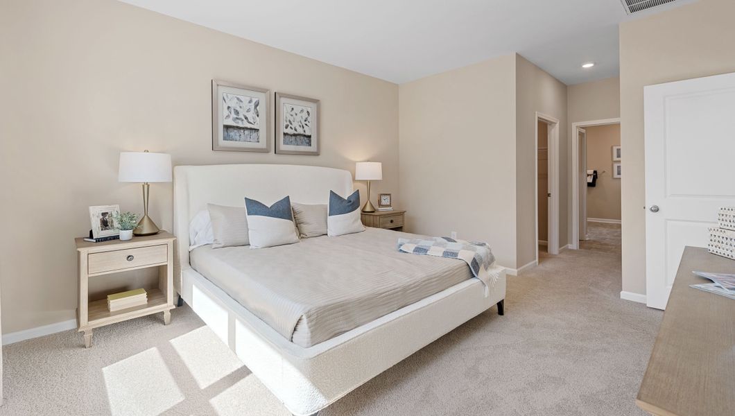 Furnished interior in a model home at Spring Ridge in Anderson (Image 16).