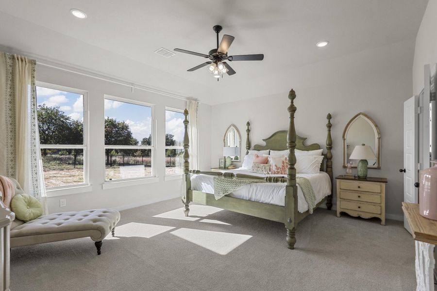 Furnished interior in a model home at Arbor Oaks in Boyd (Image 6).