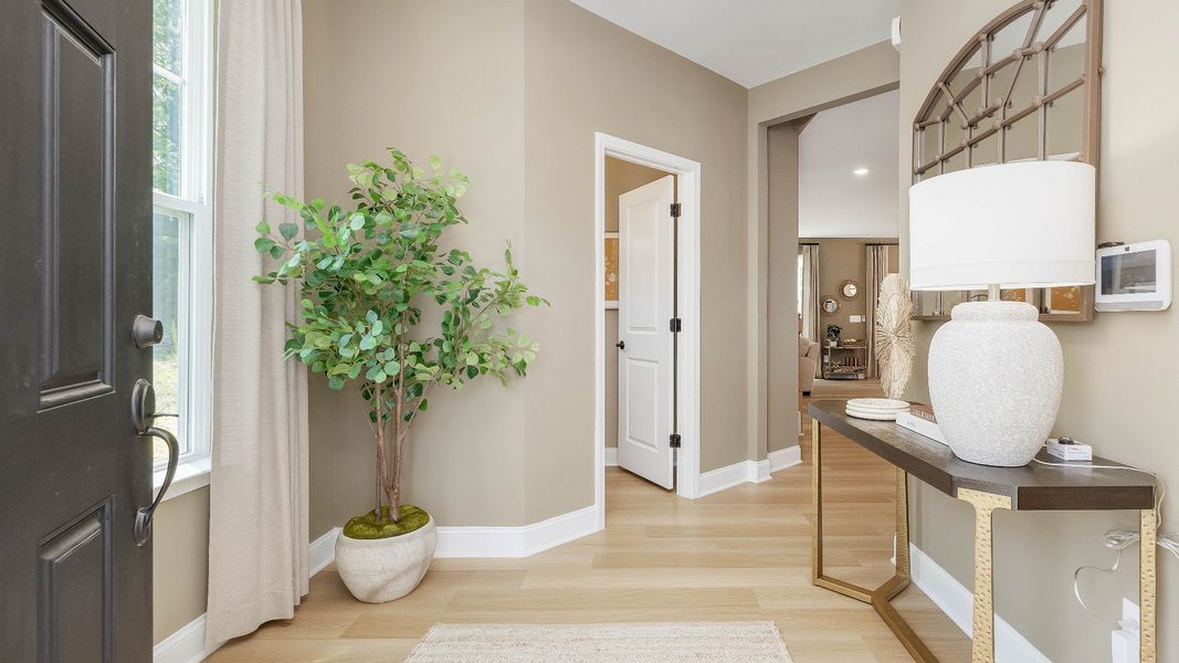 Furnished interior in a model home at The Farm at Neill's Creek in Lillington (Image 15). Furnished interior in a model home at The Farm at Neill's Creek in Lillington (Image 15).