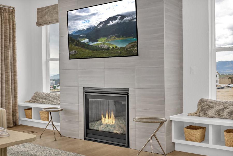 Plan C407 Fireplace by American Legend Homes Plan C407 Fireplace by American Legend Homes