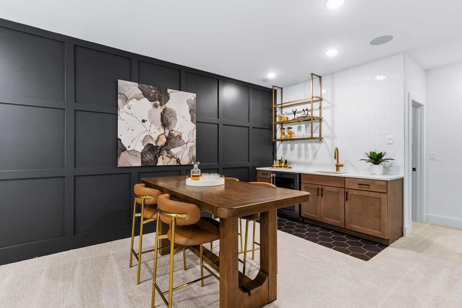 Furnished interior in a model home at Lanier Landing - Reserve Collection in Gainesville (Image 15).