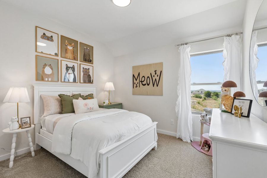 Furnished interior in a model home at Cibolo Hills West in Fort Worth (Image 40).