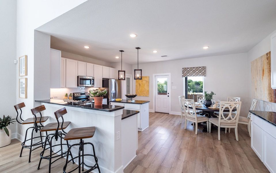 Furnished interior in a model home at The Grove in Sherman (Image 7).