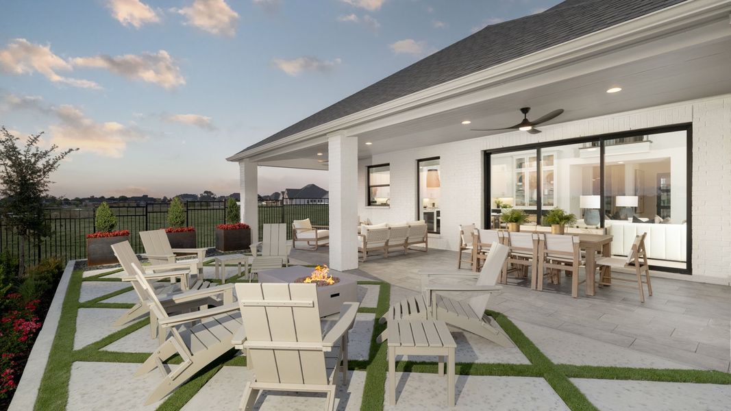 Front exterior of a home in the Terraces 72' community, located in Rockwall, TX (Image 13).