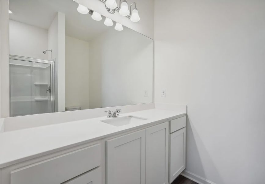 Furnished interior in a model home at Brookshire at Legacy Hills in Celina (Image 18).