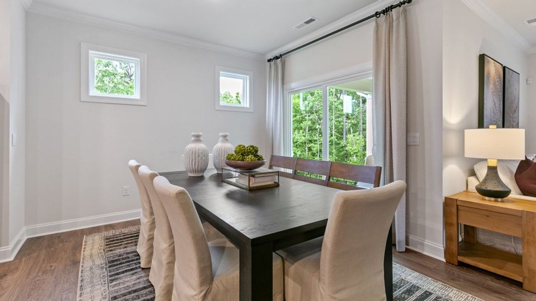 Furnished interior in a model home at Horton Park in Apex (Image 7). Furnished interior in a model home at Horton Park in Apex (Image 7).