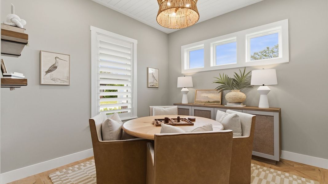 Furnished interior in a model home at Madeira 50' in St. Augustine (Image 9). Furnished interior in a model home at Madeira 50' in St. Augustine (Image 9).
