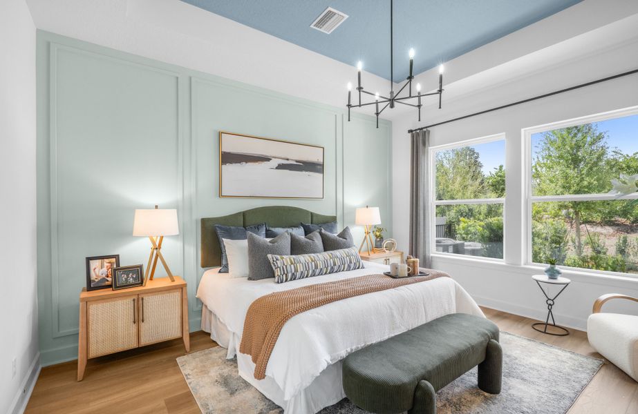 Furnished interior in a model home at Mariposa at EverRange in Jacksonville (Image 17).