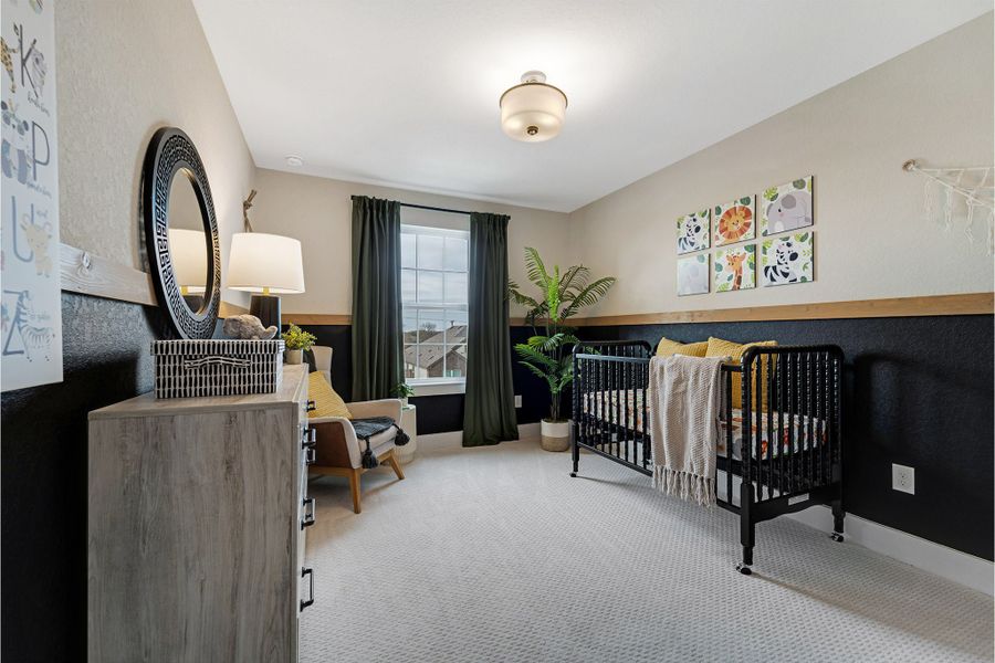 Furnished interior in a model home at Cloud Country in New Braunfels (Image 38). Furnished interior in a model home at Cloud Country in New Braunfels (Image 38).