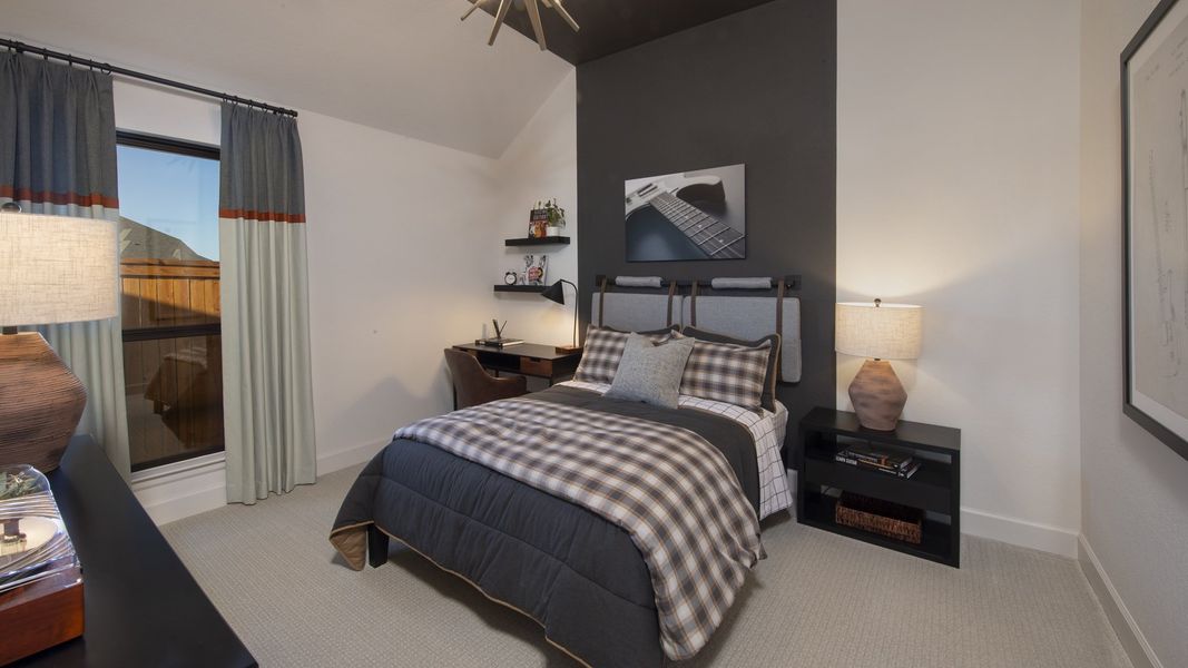 Furnished interior in a model home at Flat Creek 60' in Castroville (Image 14).
