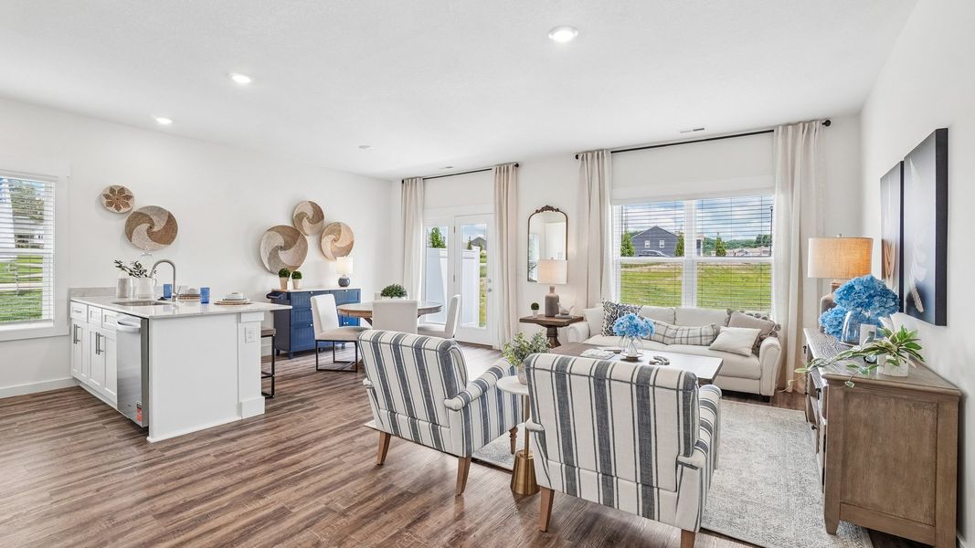 Furnished interior in a model home at Fieldcrest Acres Townhomes in Blountville (Image 5). Furnished interior in a model home at Fieldcrest Acres Townhomes in Blountville (Image 5).