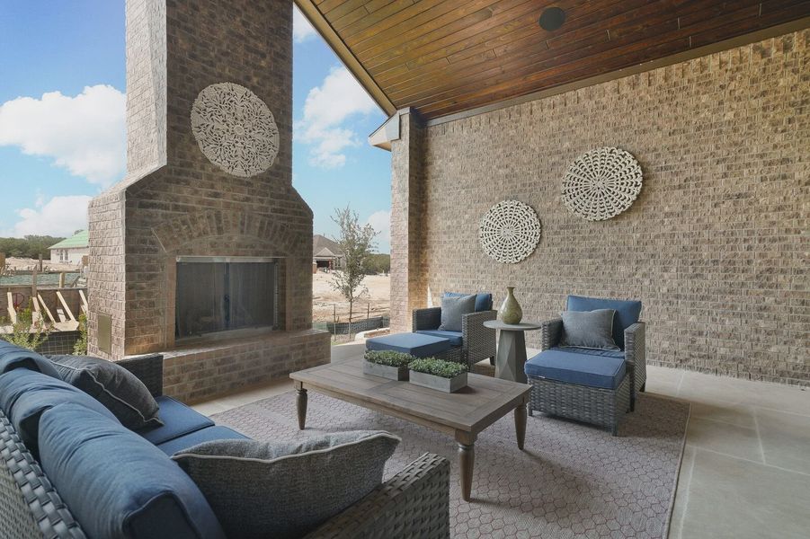 Exterior details of a home in Kinder Gale 65’s at Kinder Ranch, San Antonio (Image 11). Exterior details of a home in Kinder Gale 65’s at Kinder Ranch, San Antonio (Image 11).