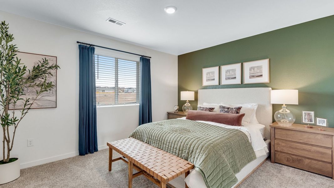 Furnished interior in a model home at The Ridge at Lorson Ranch in Colorado Springs (Image 30).
