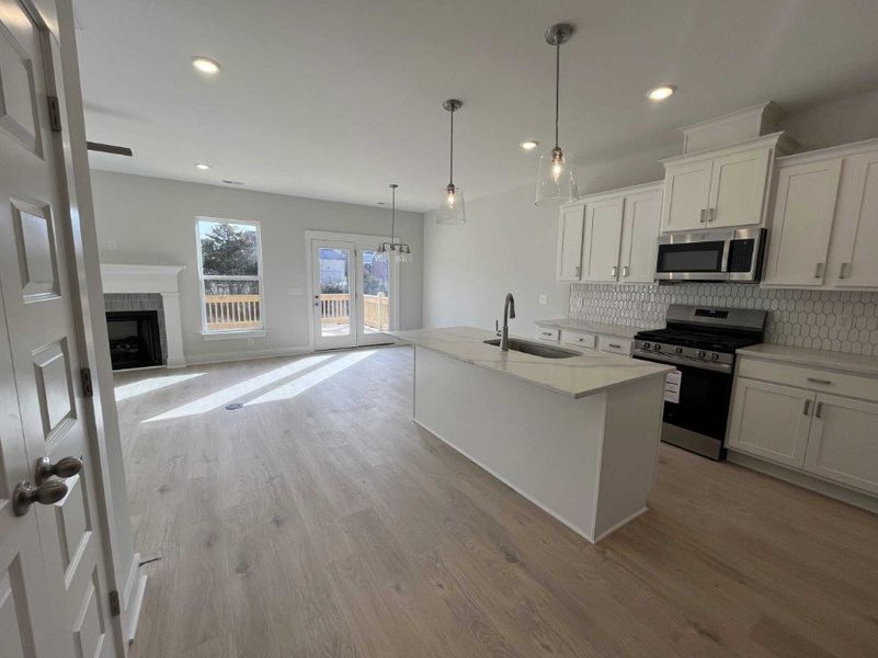 Furnished interior in a model home at The Paddock in Gallatin (Image 6).