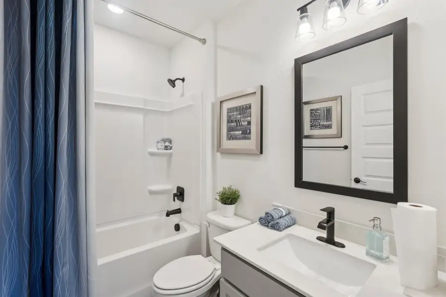 Furnished interior in a model home at North Port in North Port (Image 12).