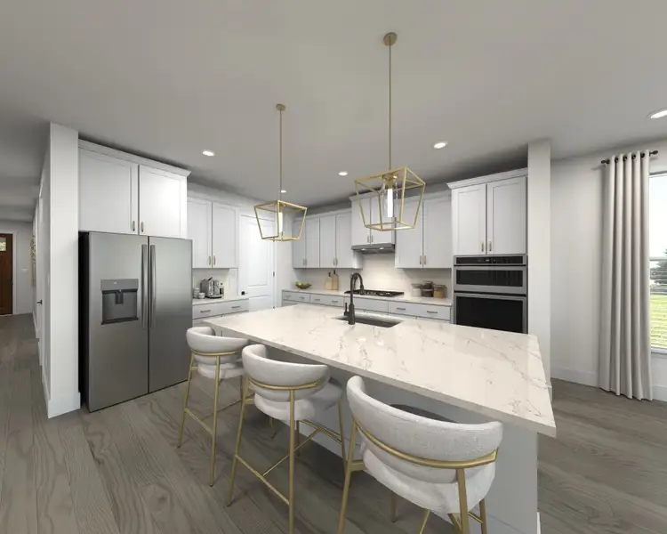 Skip takeout and prep dinner in the well-appointed kitchen.