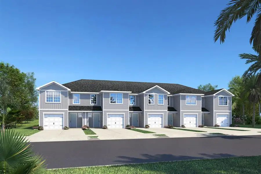 Attached garage offers everyday convenience and extra storage space