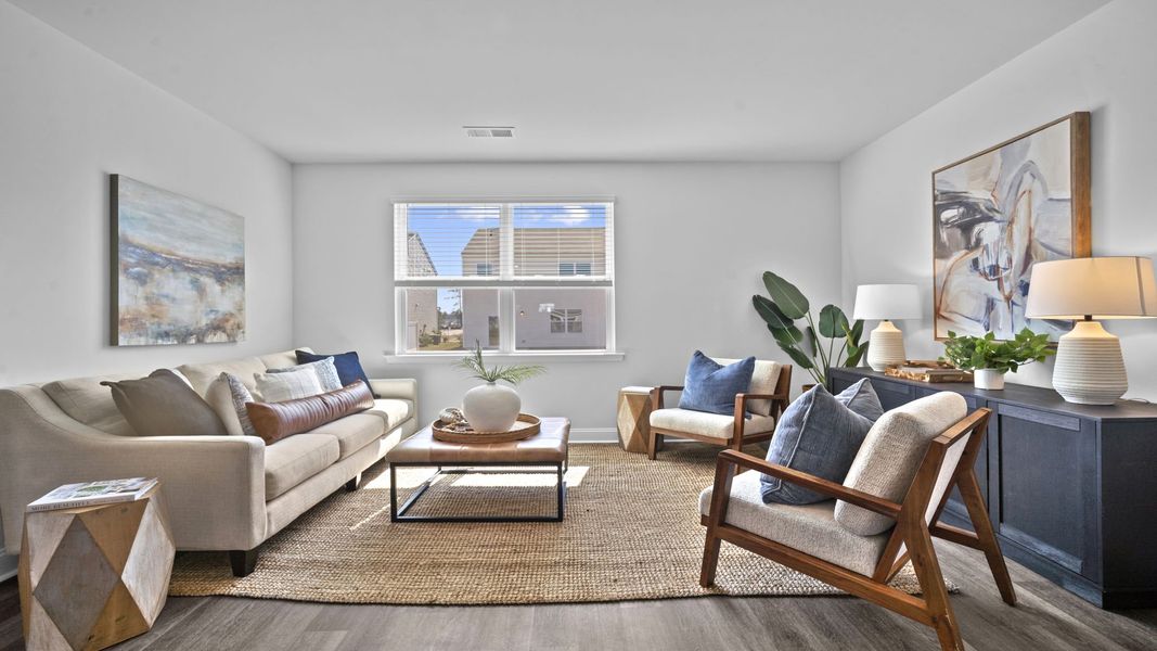 Furnished interior in a model home at Autumn's Wood in Brunswick (Image 18).