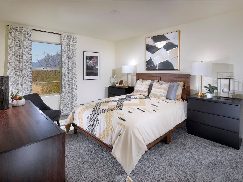 The 2380 floorplan modeled at Meadows at Rancho Marana in Marana, AZ.