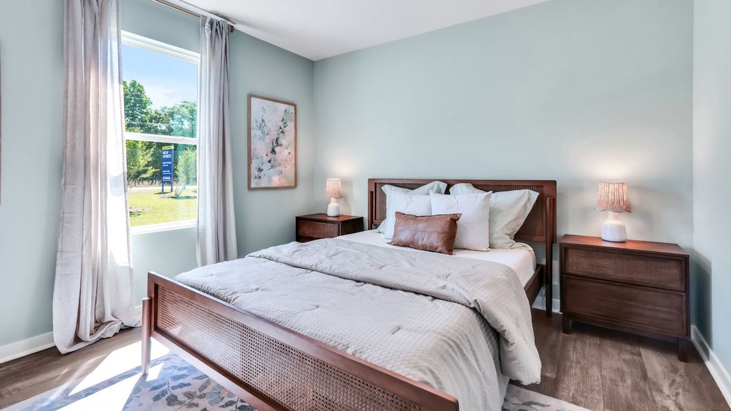 Furnished interior in a model home at Driftwood in Richlands (Image 22).