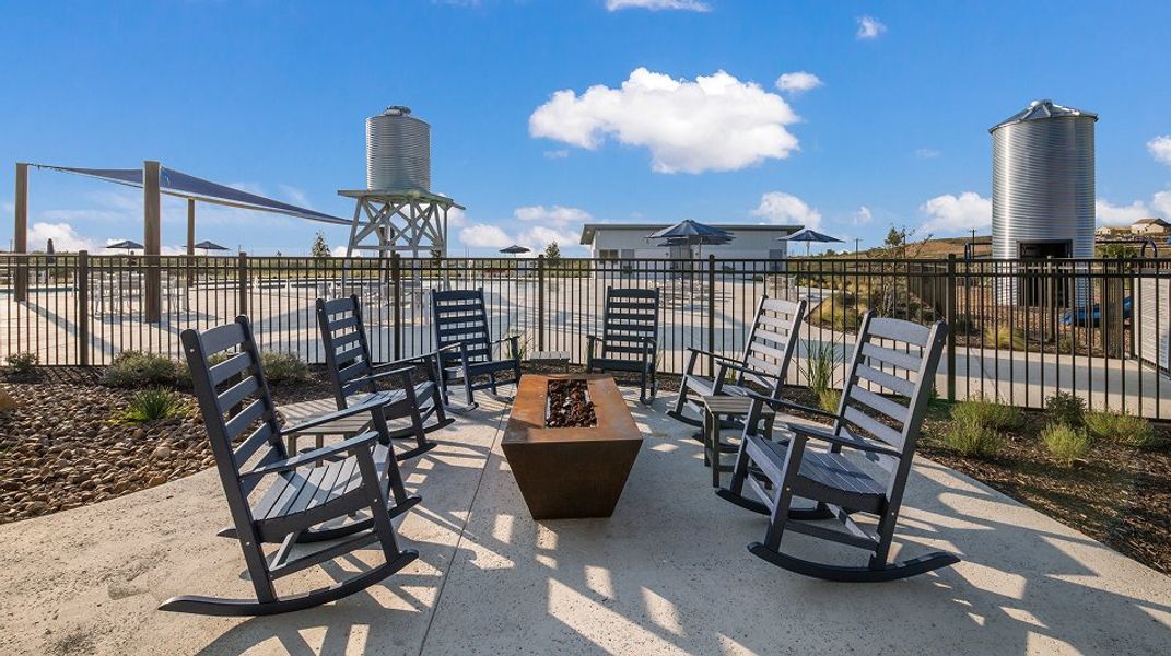 Silos Amenity Fire Pit