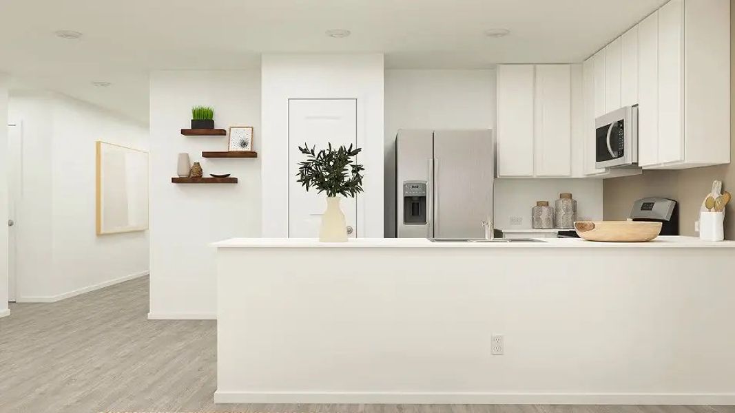 Furnished interior in a model home at Rancho Canyon: Majors in Haslet (Image 7).