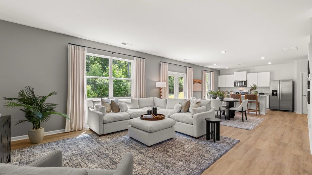 Furnished interior in a model home at Aurora Creek in Dallas (Image 25). Furnished interior in a model home at Aurora Creek in Dallas (Image 25).