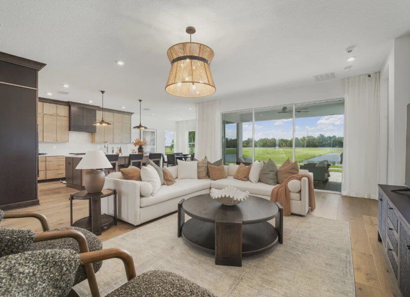Furnished interior in a model home at Southwind in Plant City (Image 7). Furnished interior in a model home at Southwind in Plant City (Image 7).