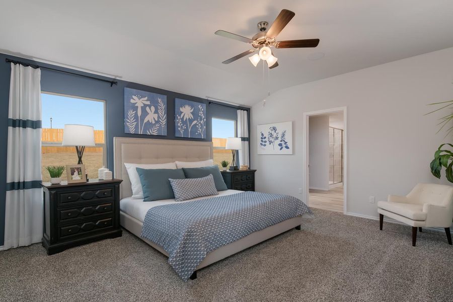 Furnished interior in a model home at Willow Glenn in Temple (Image 12).