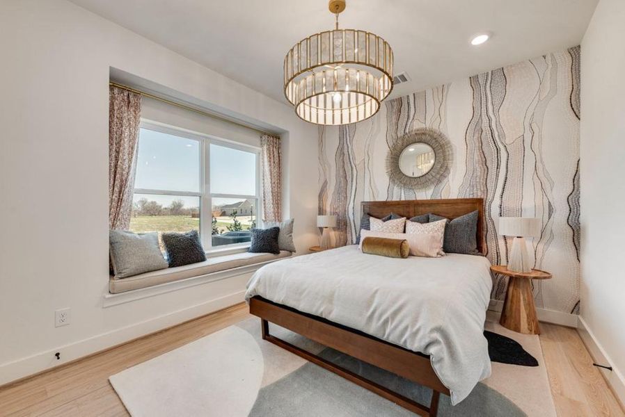 Furnished interior in a model home at Chatham Reserve in Providence Village (Image 13).