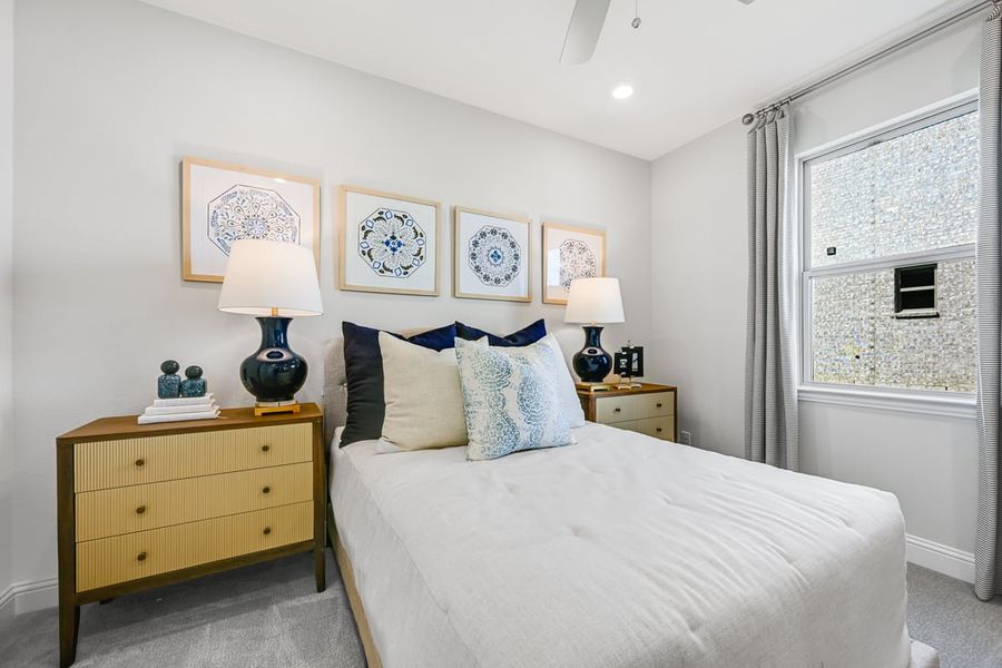 Furnished interior in a model home at The Ranch at Uptown Celina 60s in Celina (Image 43).