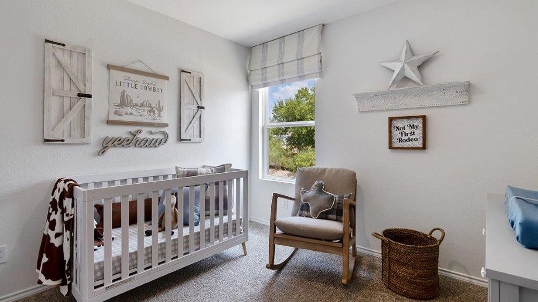 Furnished interior in a model home at Lucero in San Antonio (Image 23).