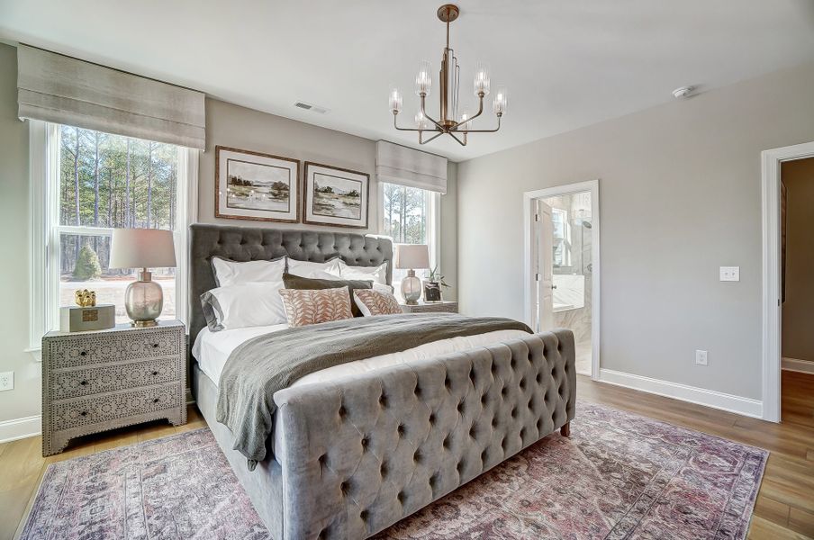 Furnished interior in a model home at Magnolia Acres in Fuquay Varina (Image 45). Furnished interior in a model home at Magnolia Acres in Fuquay Varina (Image 45).