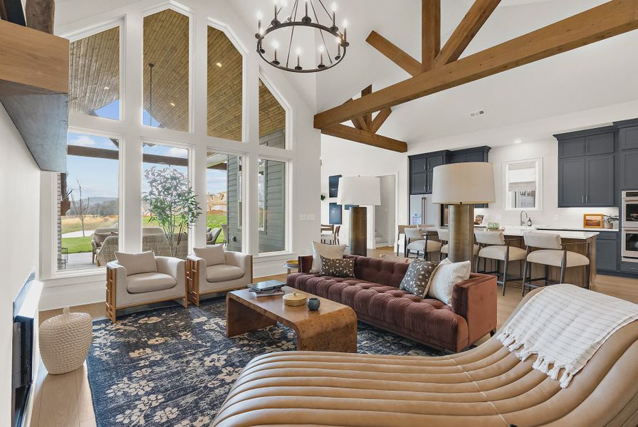 Furnished interior in a model home at Reeds Vale in Franklin (Image 6).