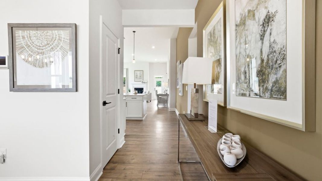 Furnished interior in a model home at Rutledge Estates in Woodruff (Image 5).