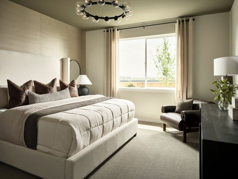 Furnished interior in a model home at Murata Farms in Fort Lupton (Image 5). Furnished interior in a model home at Murata Farms in Fort Lupton (Image 5).