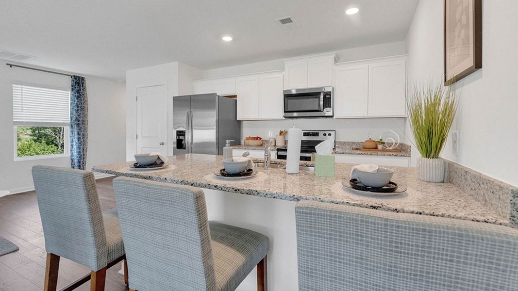 Furnished interior in a model home at Saylor's Place Townhomes in Jonesborough (Image 17).