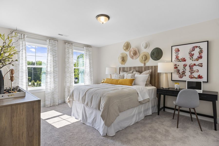 Furnished interior in a model home at Harbor Crossing in Greensboro (Image 10). Furnished interior in a model home at Harbor Crossing in Greensboro (Image 10).