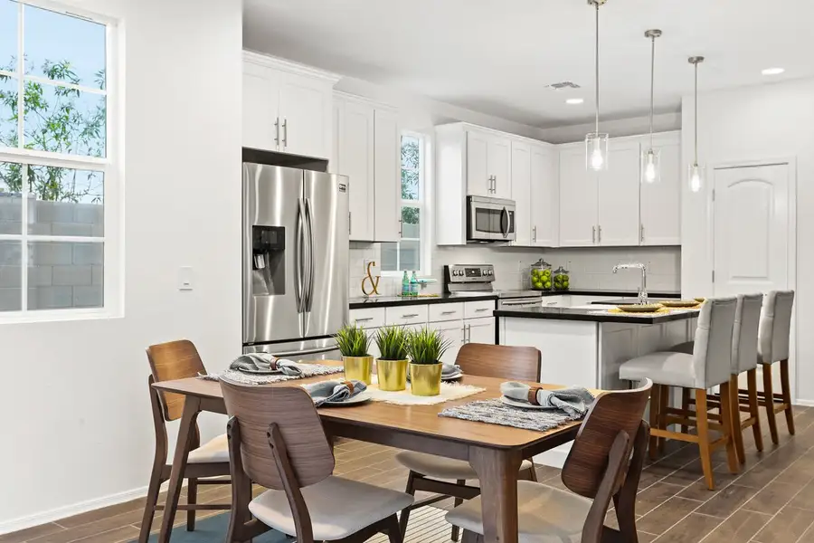 Furnished interior in a model home at Encanto at Bell Park in Phoenix (Image 26).