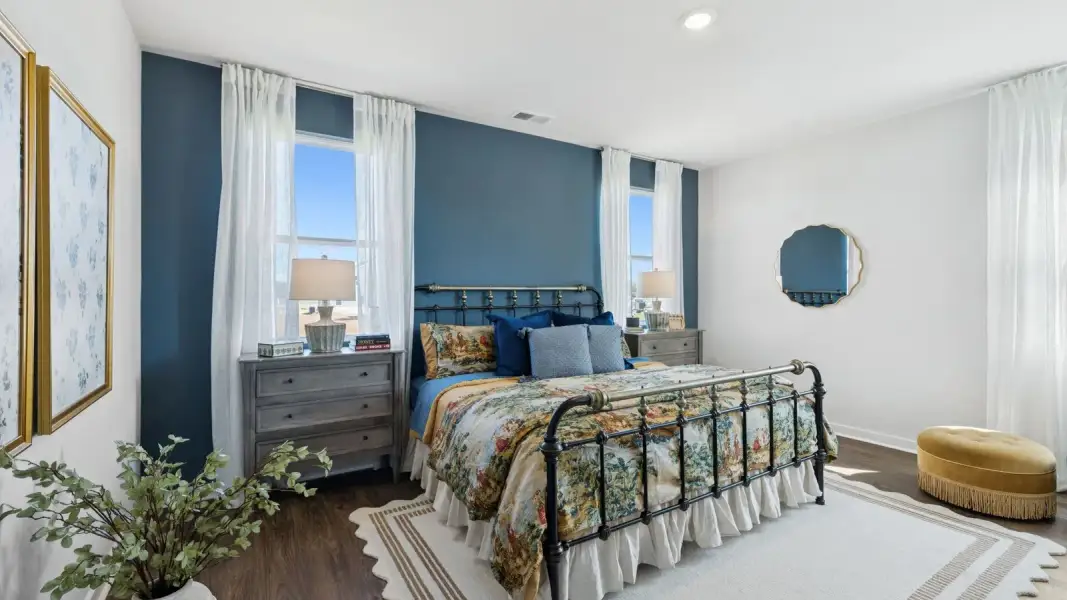 Furnished interior in a model home at Walnut Ridge in Lebanon (Image 31).