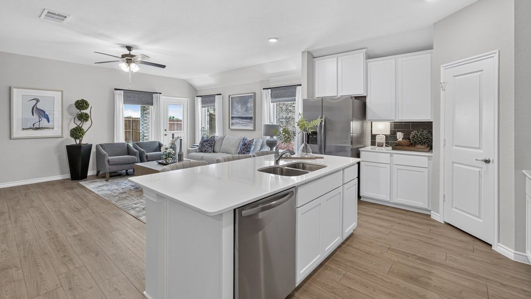 Furnished interior in a model home at Windchime in Celina (Image 36). Furnished interior in a model home at Windchime in Celina (Image 36).
