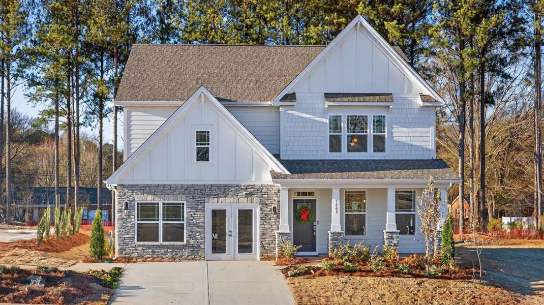Front exterior of a home in the Oak Grove Hill community, located in Huntersville, NC (Image 1). Front exterior of a home in the Oak Grove Hill community, located in Huntersville, NC (Image 1).