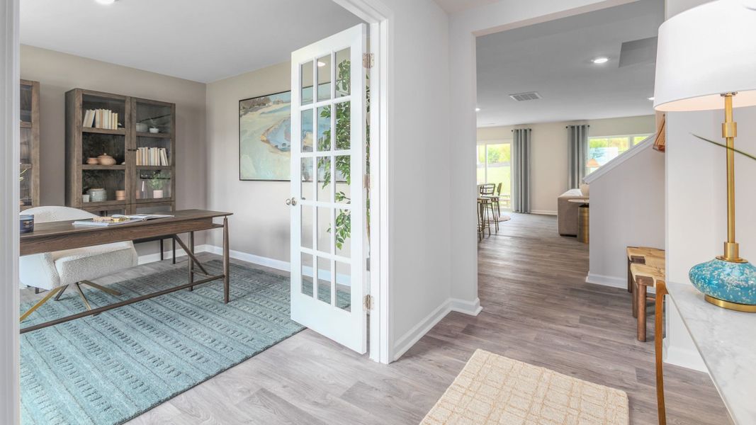 Furnished interior in a model home at Owens Ridge in Lexington (Image 12).