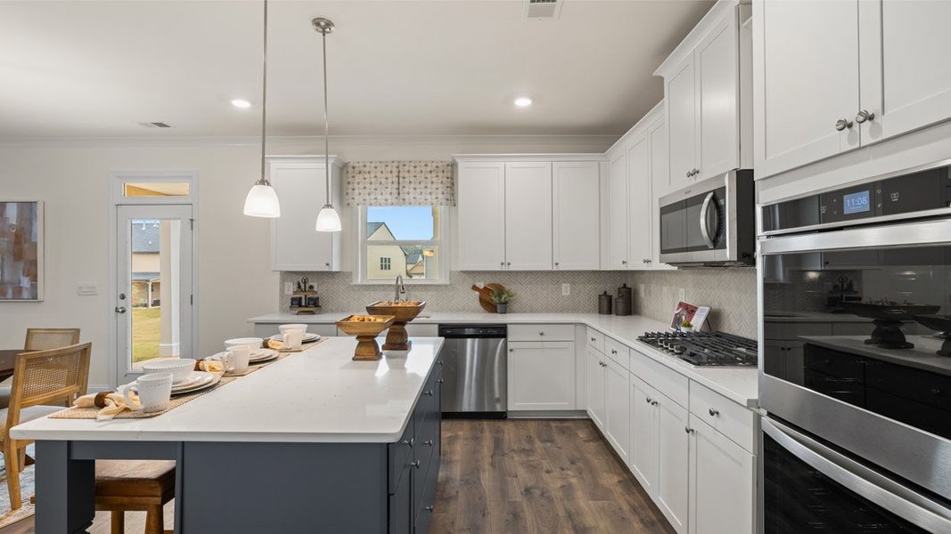 Furnished interior in a model home at The Gates at Pates Creek in Hampton (Image 9).