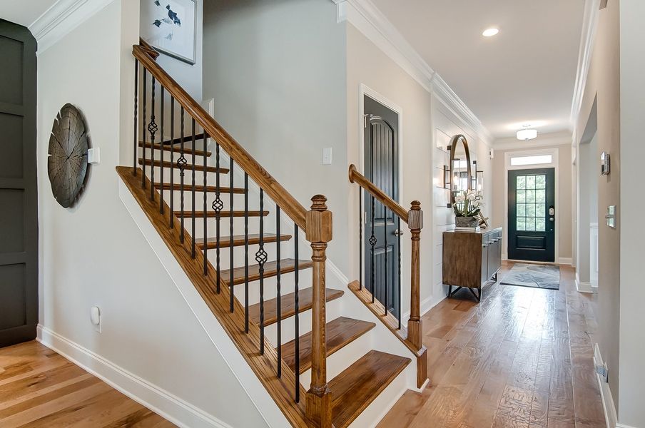 Furnished interior in a model home at Woodleigh Park at Lake Carolina in Columbia (Image 4).