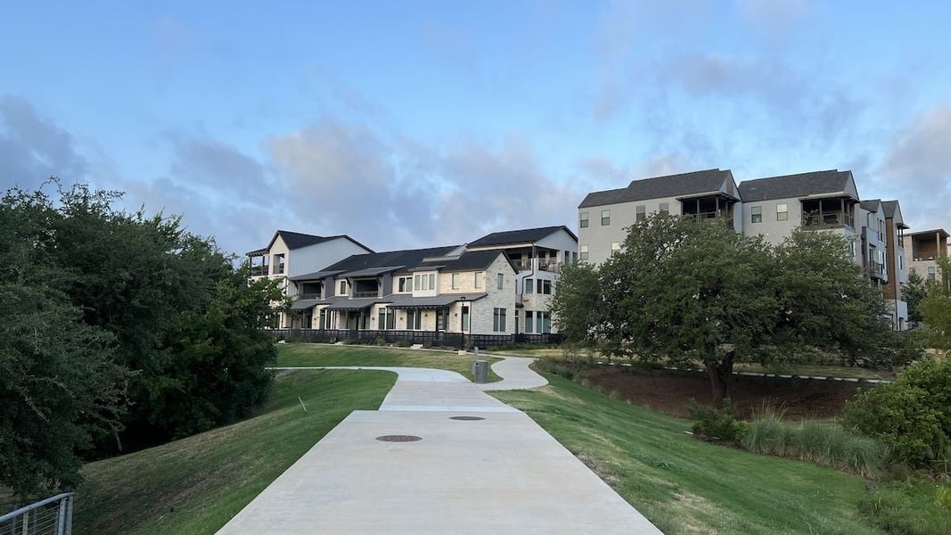 Front exterior of a home in the The Grove At Shoal Creek community, located in Austin, TX (Image 5).