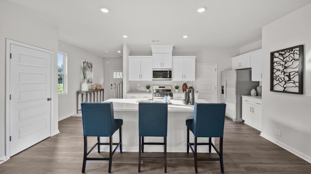Furnished interior in a model home at Wrenfield at Chanticleer in North Augusta (Image 6).