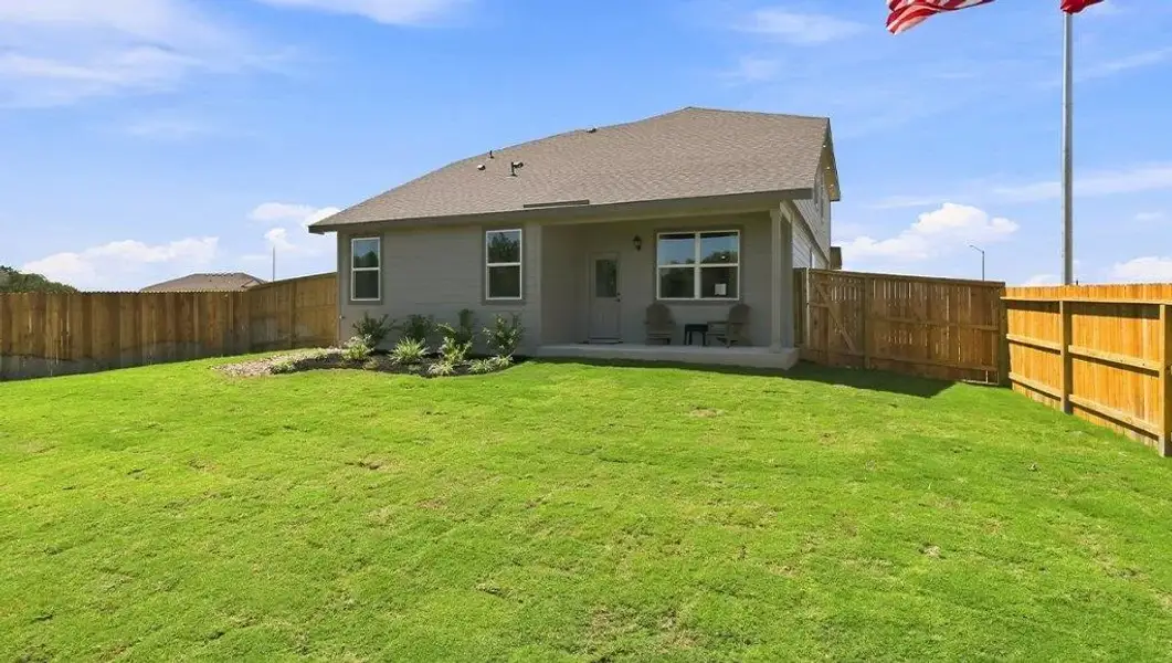 Exterior details of a home in The Woodlands at Medina Hills, Mico (Image 12).